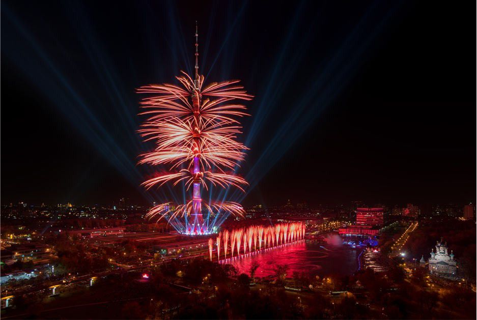 Fireworks Tower Fekra Events Saudi Arabia 9