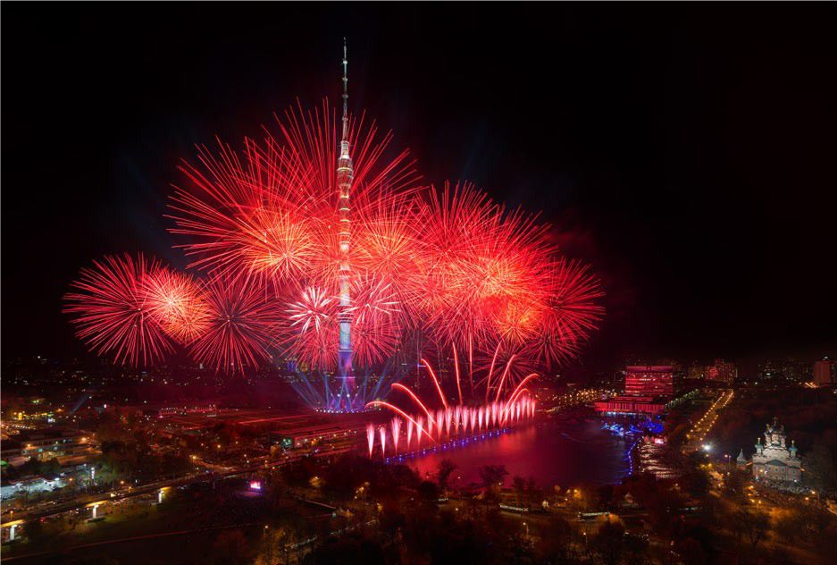Fireworks Tower Fekra Events Saudi Arabia 11