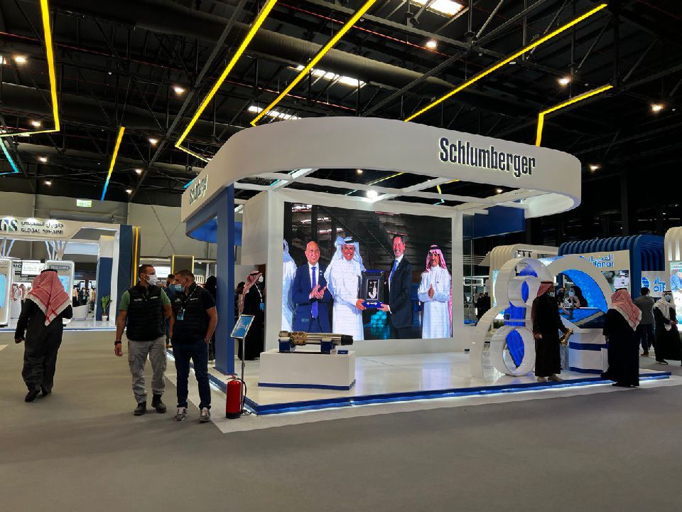 Exhibition Booth Design and Production for Schlumberger